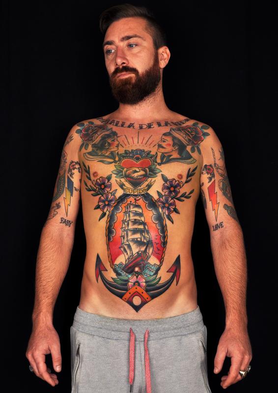 Symmetrical Chest Tattoos For Men